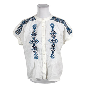 Unisex Lollys Laundry - Short-sleeved blouse, size 36 - White (1)