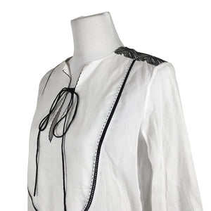 Unisex Theory - Blouse, size 38 - White (2)