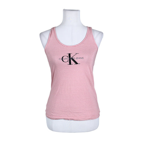 Unisex Calvin Klein Jeans - Tricot tank top, size 34 - Light pink ()