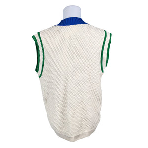 Unisex Adidas - Knit vest, size 32 - Natural white (2)