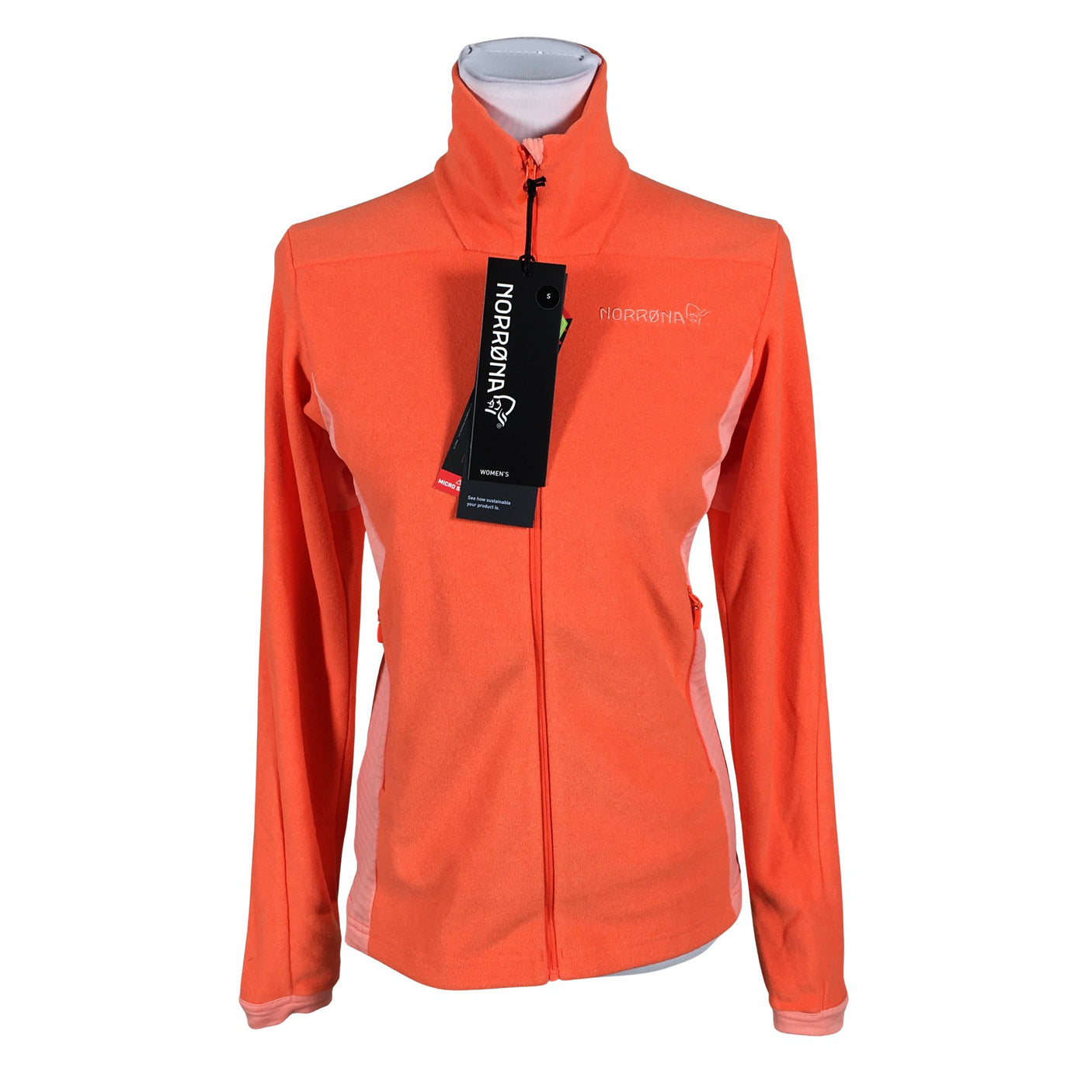 Unisex Norrøna - Fleece jacket, size 36 - Orange (1)