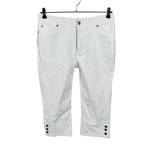 Unisex Mingel - Capri jeans, size 42 - White (1)
