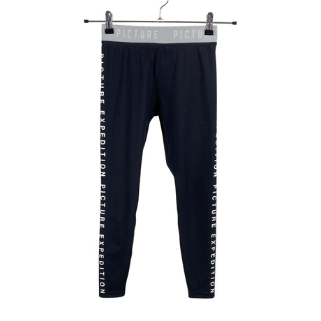 Unisex Picture - Sports tights, size 34 - Black ()