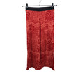 Unisex Kaino - Tricot pants, size 36 - Red ()