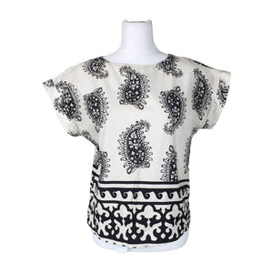 Unisex New Collection - Short-sleeved blouse, size 40 - White (1)