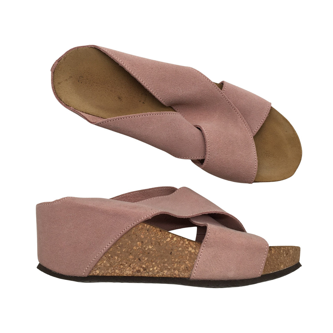 Unisex Birkenstock - Wedge sandals, size 38 - Light pink (1)