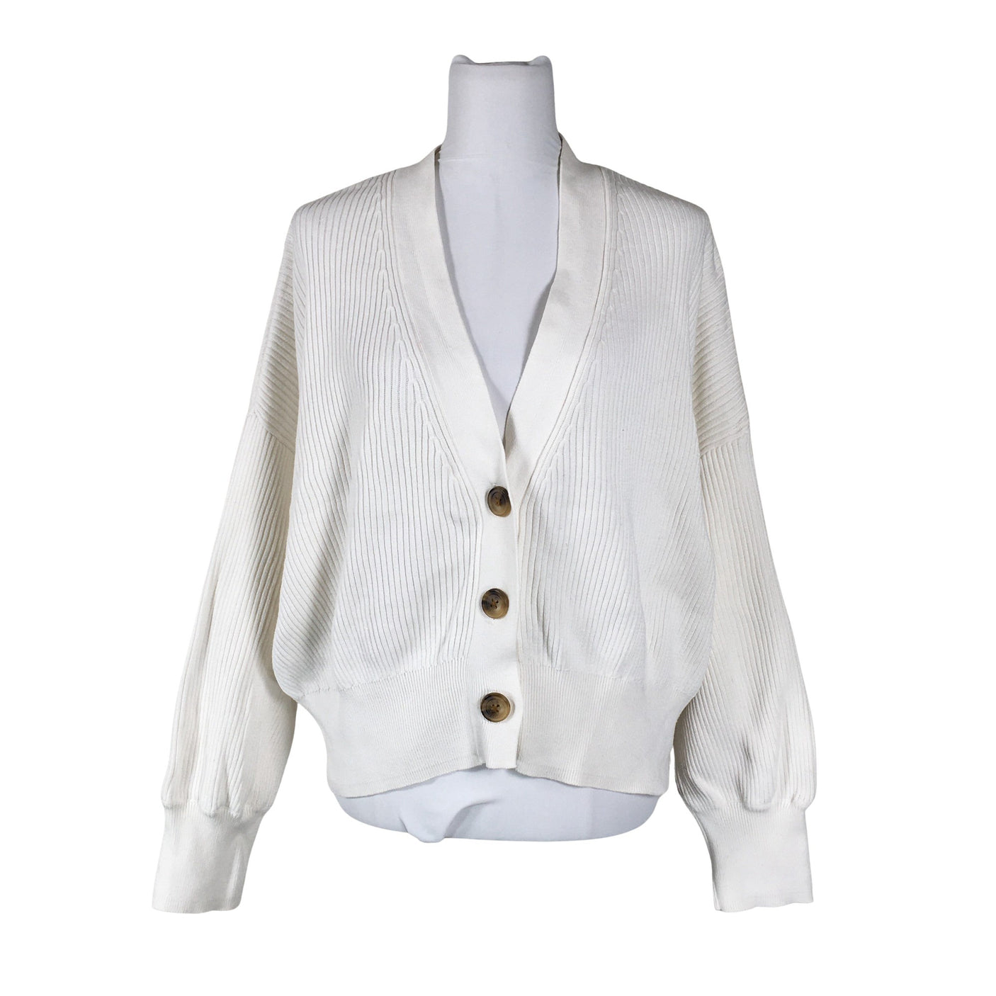 Unisex EDC by Esprit - Cardigan, size 40 - White (1)