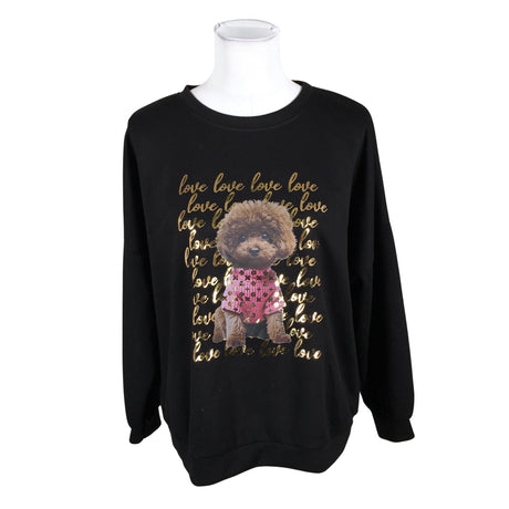 Unisex Kotirouva - Sweatshirt, size 38 - Black ()