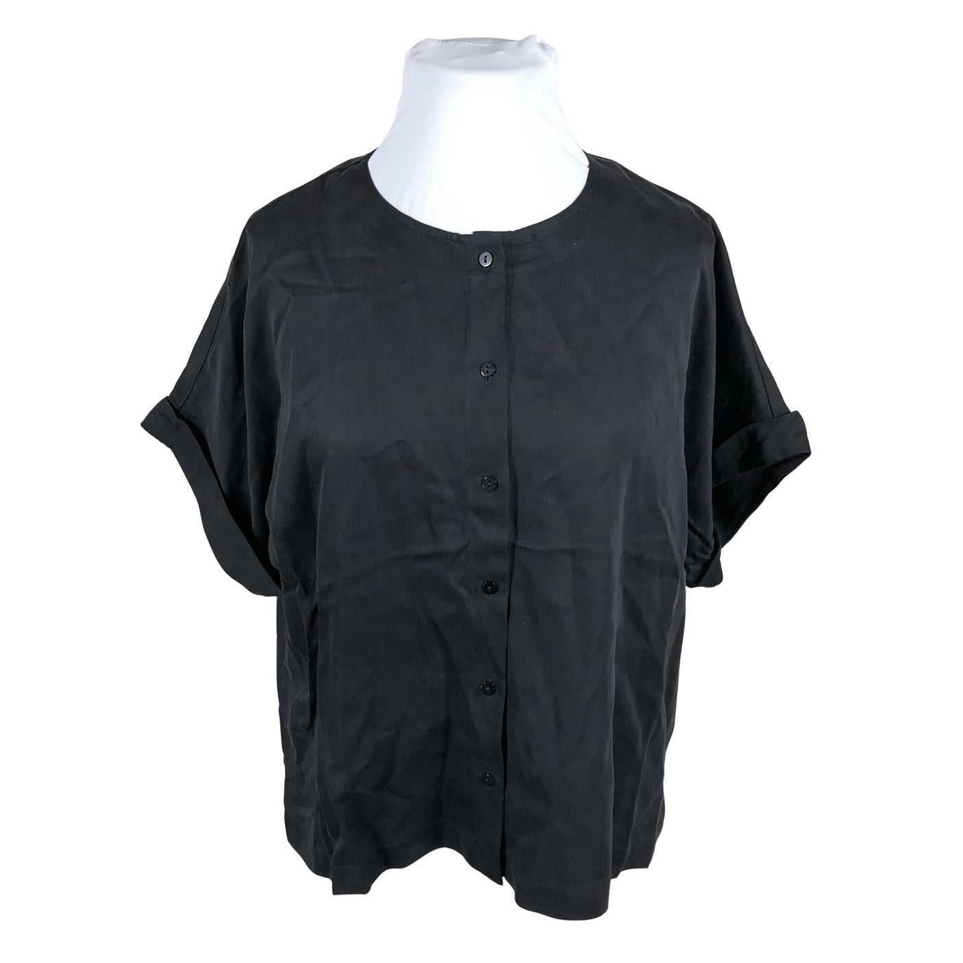 Unisex Papu - Short-sleeved blouse, size 42 - Black (1)