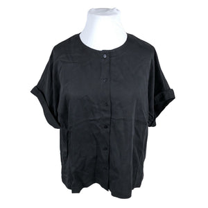 Unisex Papu - Short-sleeved blouse, size 42 - Black (1)