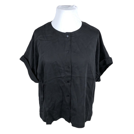 Unisex Papu - Short-sleeved blouse, size 42 - Black ()