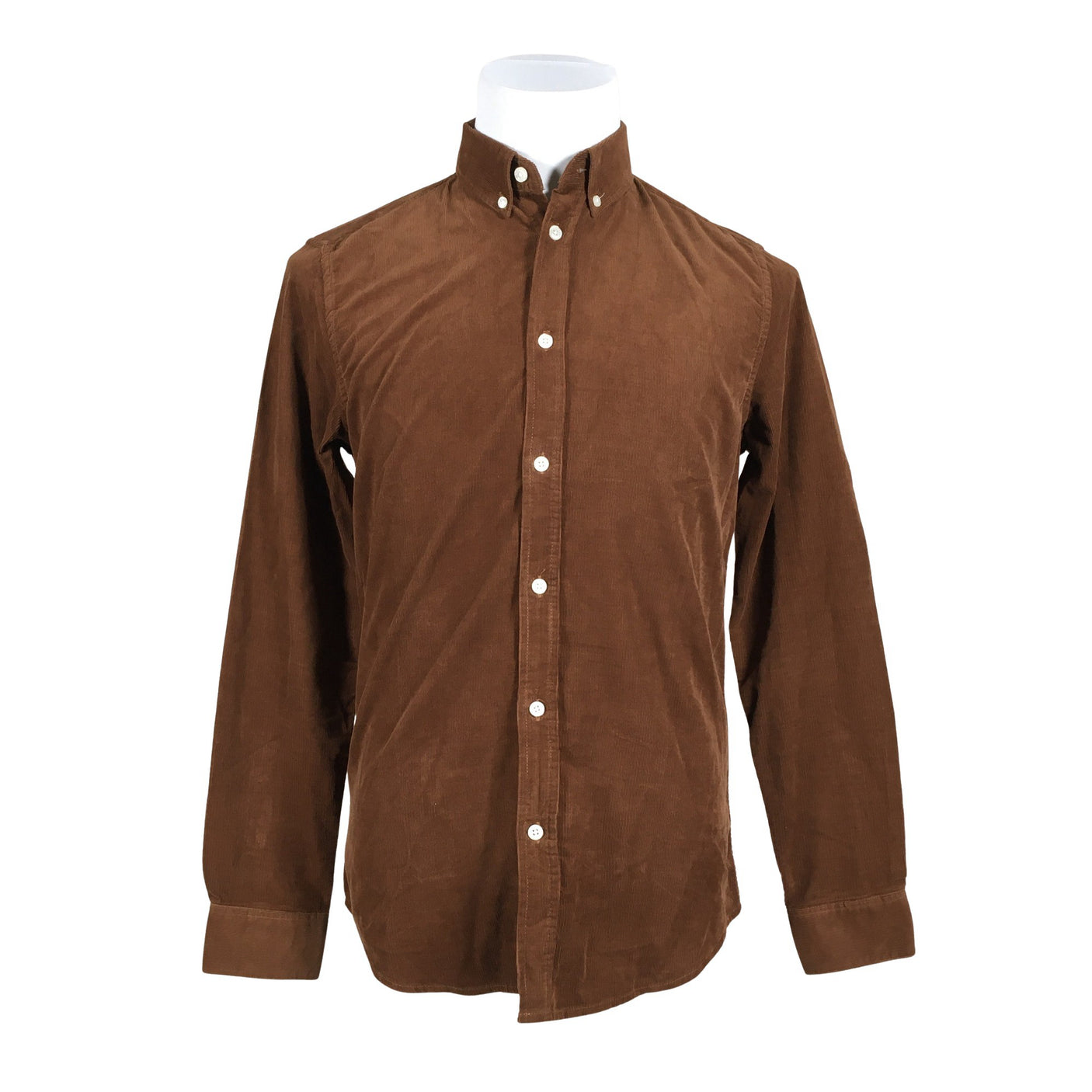 Unisex Samsoe&Samsoe - Collared shirt, size S - Brown (1)