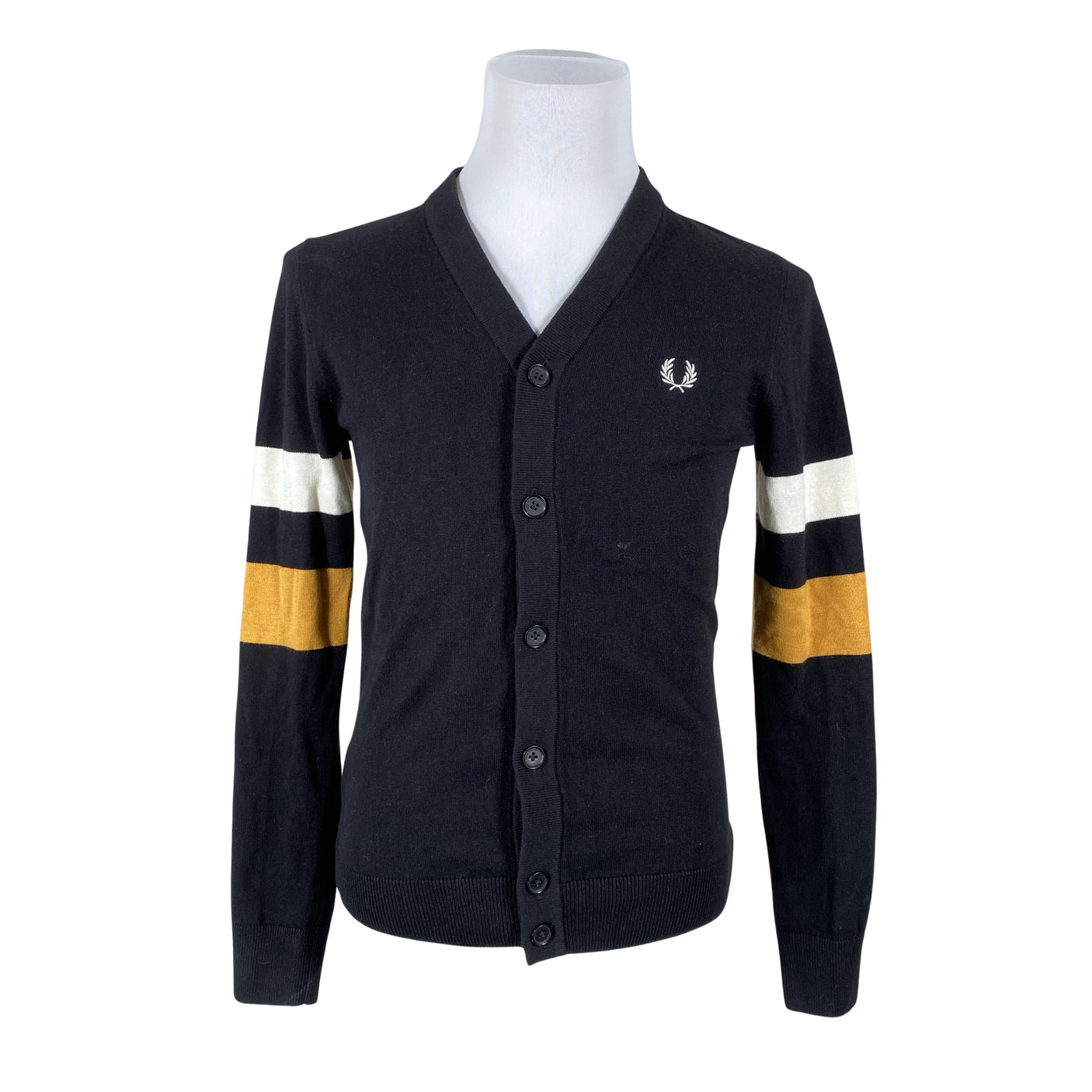 Unisex Fred Perry - Cardigan, size 34 - Black (1)