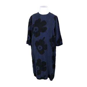 Unisex Marimekko - Schiffon dress, size 42 - Blue (1)