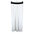 Unisex by Malene Birger - Schiffon trousers, size 36 - White ()