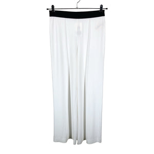 Unisex by Malene Birger - Schiffon trousers, size 36 - White (1)
