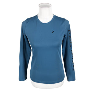 Unisex Peak Performance - Sports shirt, long sleeve, size 34 - Light blue (1)
