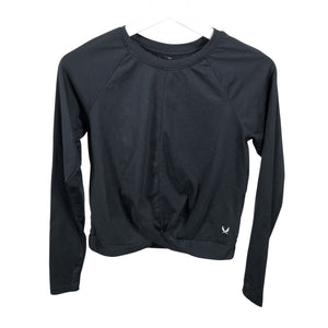 Unisex Soc - Sports shirt, long sleeve, size 158 - 164 - Black (1)