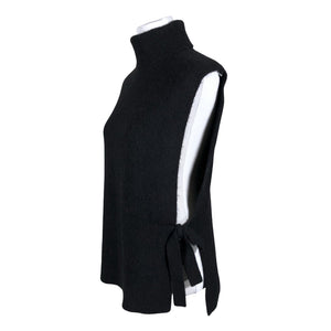 Unisex Bruuns Bazaar - Knit vest, size 34 - Black (2)