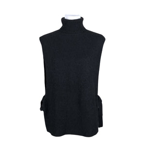 Unisex Bruuns Bazaar - Knit vest, size 34 - Black (1)