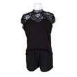 Unisex Neo Noir - Short overalls, size 36 - Black ()