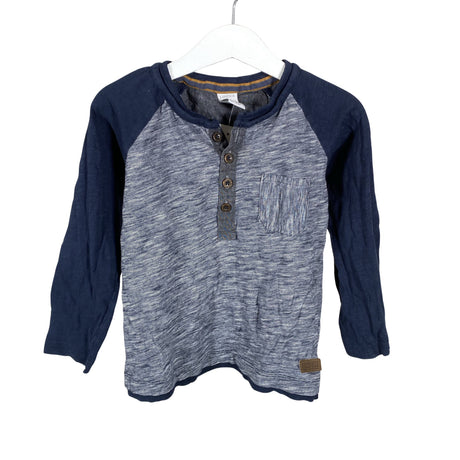 Unisex Lindex - Tricot shirt, size 104 - 110 - Blue ()
