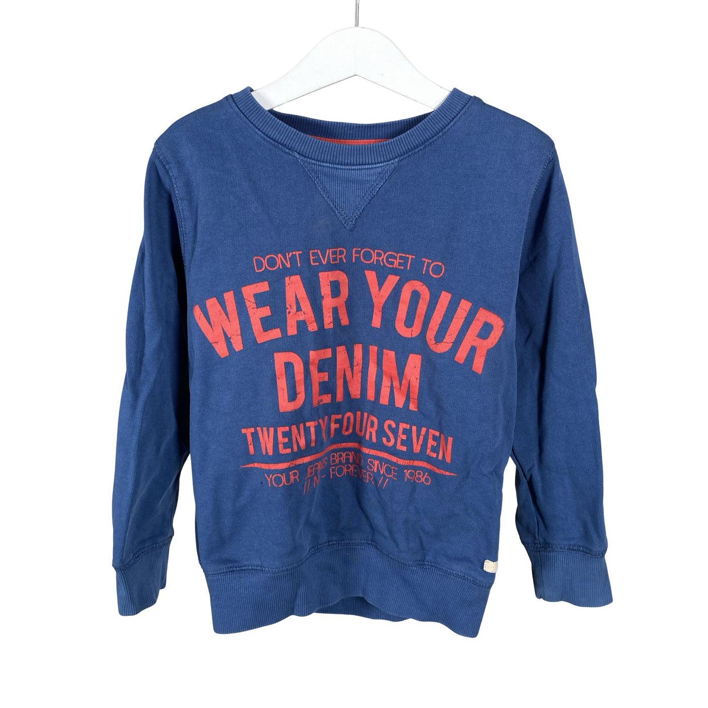 Unisex Name It - Sweatshirt, size 110 - 116 - Blue (1)