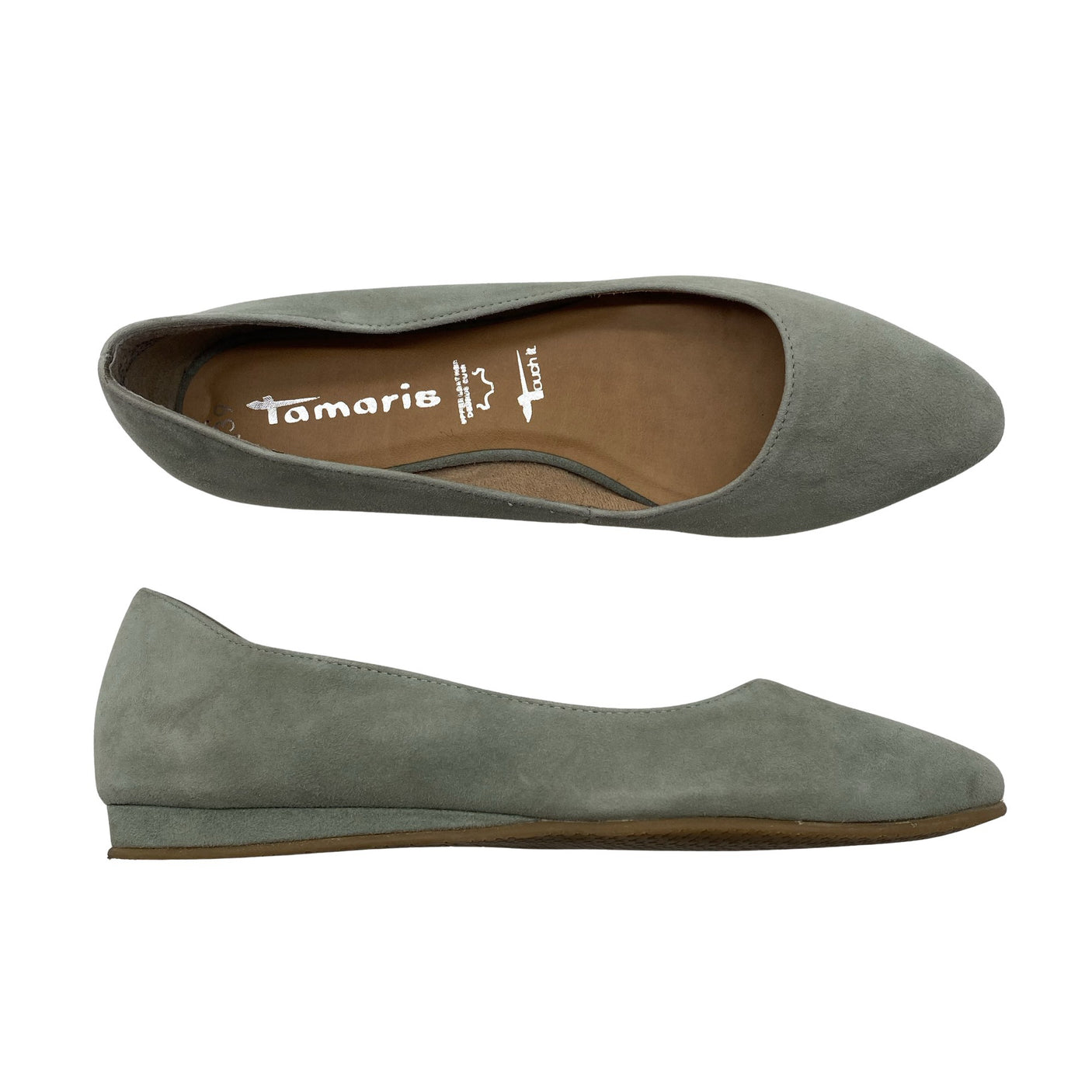 Unisex Tamaris - Ballerinas, size 39 - Green (1)
