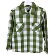 Unisex Polarn O. Pyret - Collared shirt, size 122 - 128 - Green ()