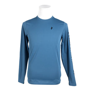 Unisex Peak Performance - Sports shirt, long sleeve, size S - Light blue (1)