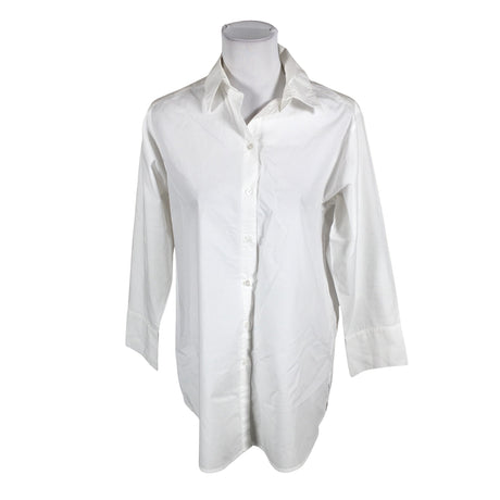 Unisex Lindex - Collared shirt, size 34 - White ()