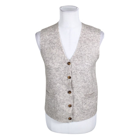 Unisex JcSophie - Knit vest, size 38 - Gray ()