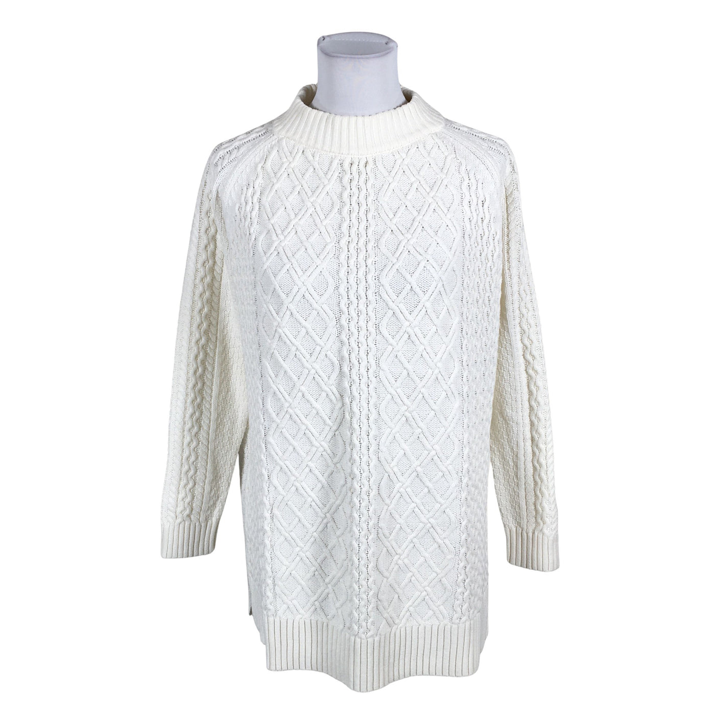 Unisex Esprit - Knit tunic, size 38 - White (1)