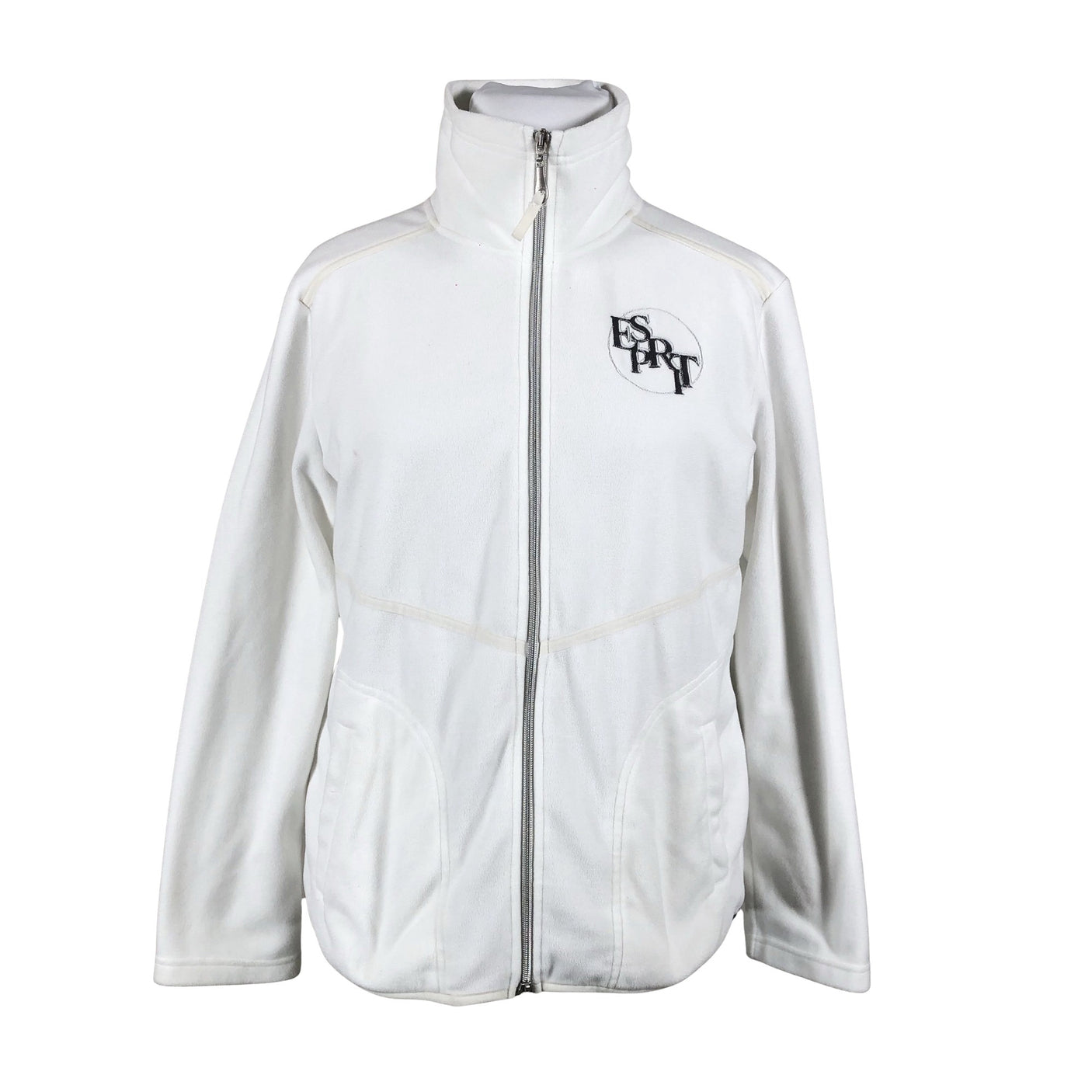 Unisex Esprit - Fleece jacket, size 44 - White (1)