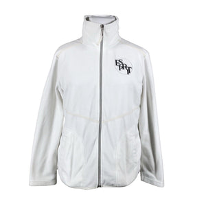 Unisex Esprit - Fleece jacket, size 44 - White (1)