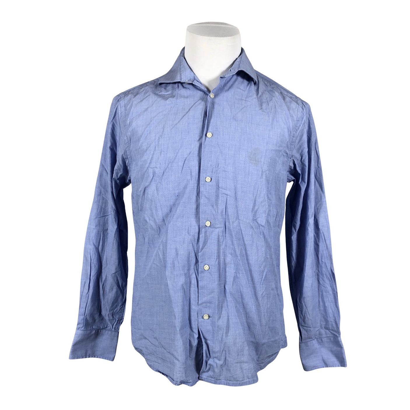 Unisex Doppelgänger - Collared shirt, size L - Blue (1)