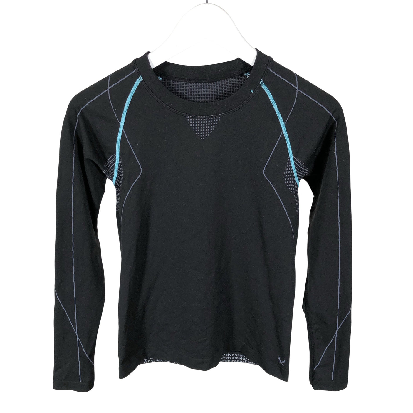 Unisex Soc - Sports shirt, long sleeve, size 158 - 164 - Black (1)