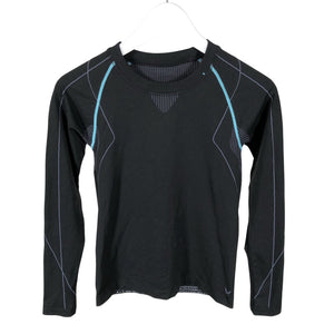 Unisex Soc - Sports shirt, long sleeve, size 158 - 164 - Black (1)