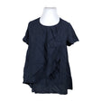Unisex Ulla Popken - Short-sleeved blouse, size 42 - Blue ()