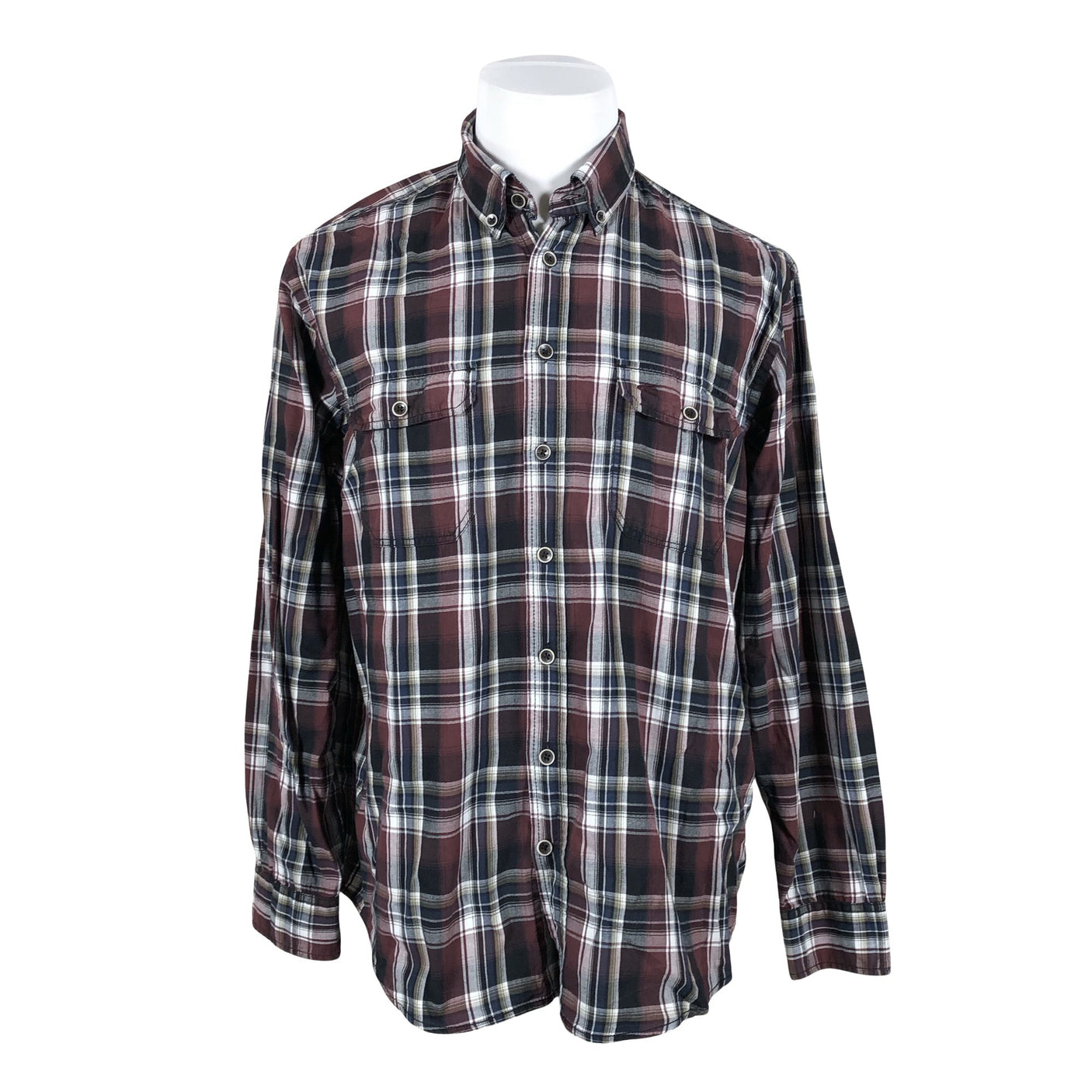 Unisex Camel Active - Collared shirt, size XL - Wine red (1)