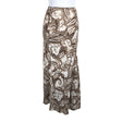 Unisex Dégradé - Fabric skirt, size 34 - Brown ()