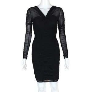Unisex Guess - Schiffon dress, size 32 - Black (1)