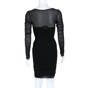 Unisex Guess - Schiffon dress, size 32 - Black (2)
