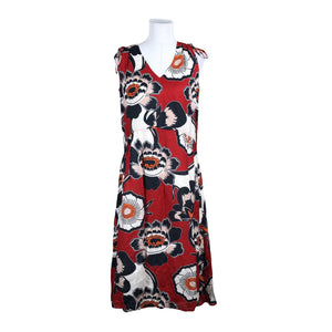 Unisex Marc O'Polo - Schiffon dress, size 38 - Red (1)