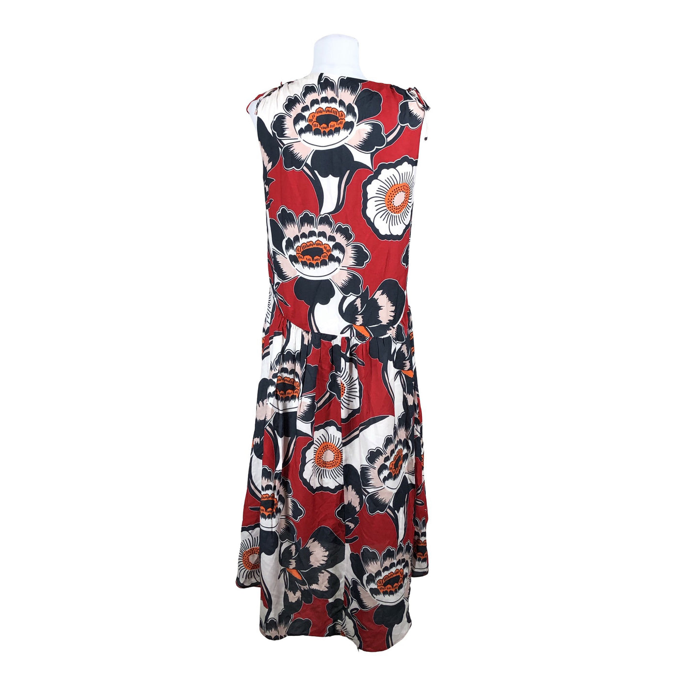 Unisex Marc O'Polo - Schiffon dress, size 38 - Red (3)
