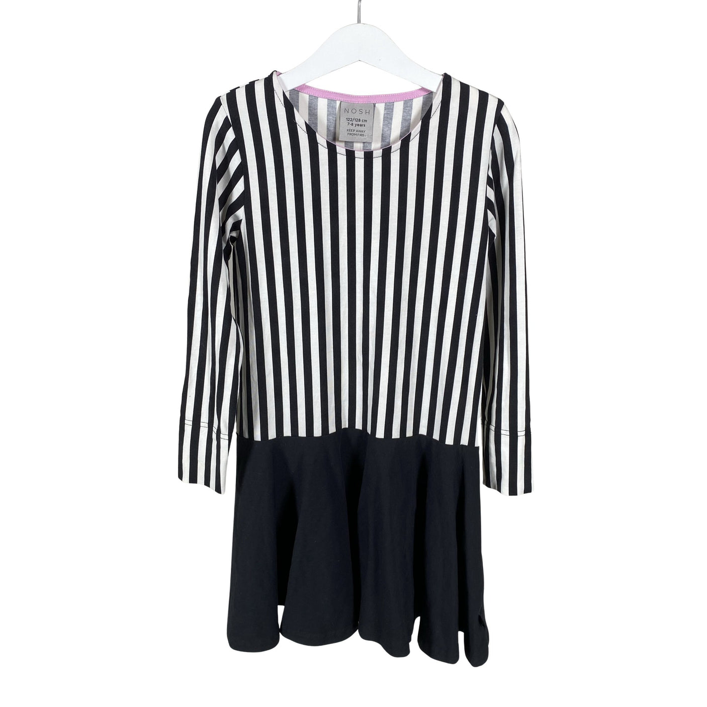 Unisex NOSH - Tricot dress, size 122 - 128 - Black (1)