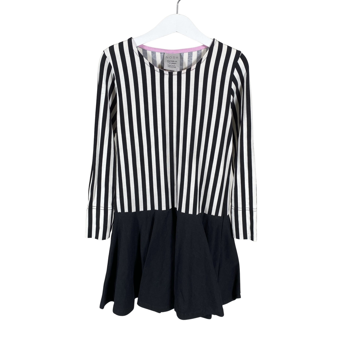 Unisex NOSH - Tricot dress, size 122 - 128 - Black (1)
