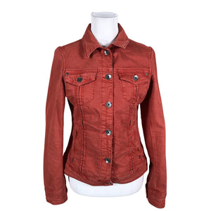 Unisex Esprit - Denim jacket, size 38 - Red (1)