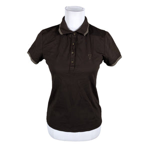 Unisex Golfino - Sports shirt, short sleeve, size 38 - Brown (1)