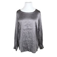 Unisex Marina Rinaldi - Schiffon tunic, size 44 - Gray ()